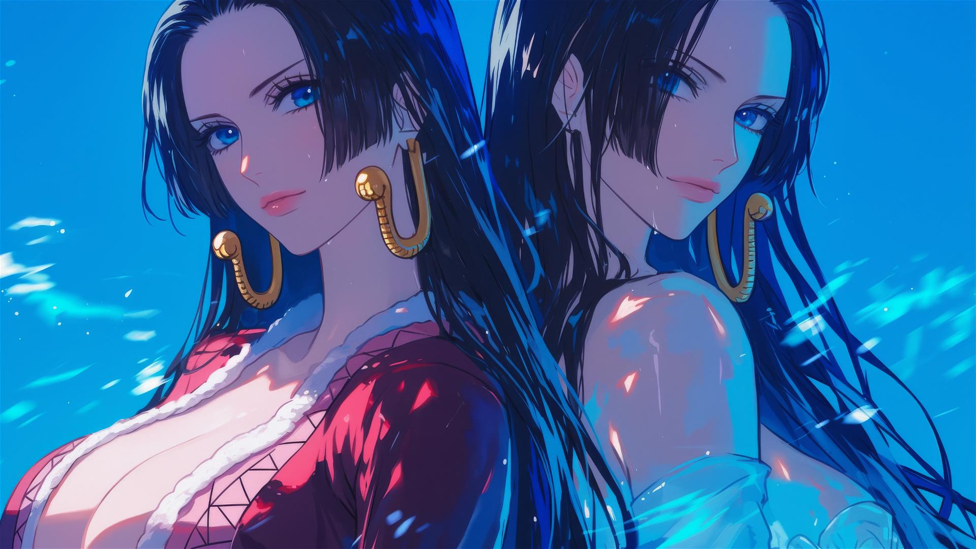 Boa Hancock from One Piece anime illustration