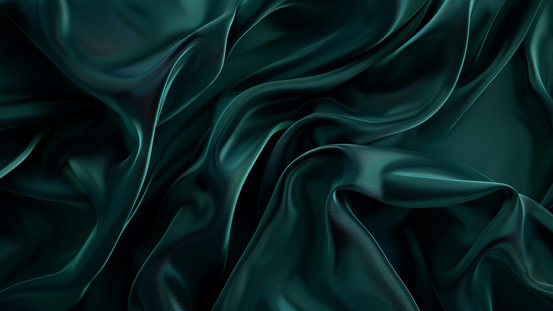 Dark jade-colored shapes on an iPhone background