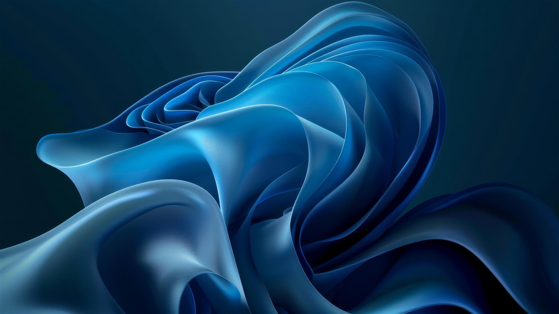 Dark peacock blue elegant shapes on iPhone background