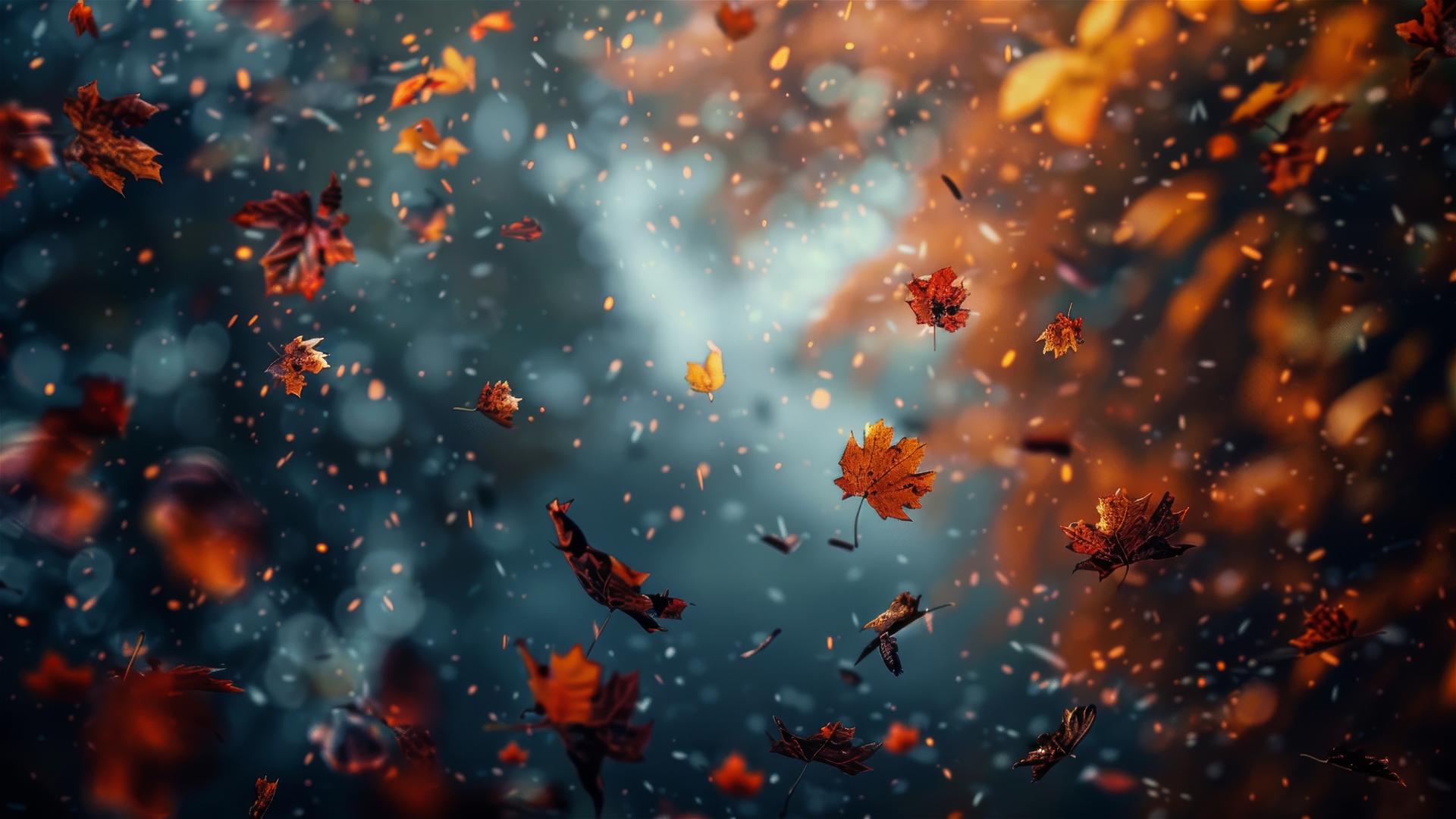 Aesthetic autumn scenery in 4K resolution, ideal for iPhone.