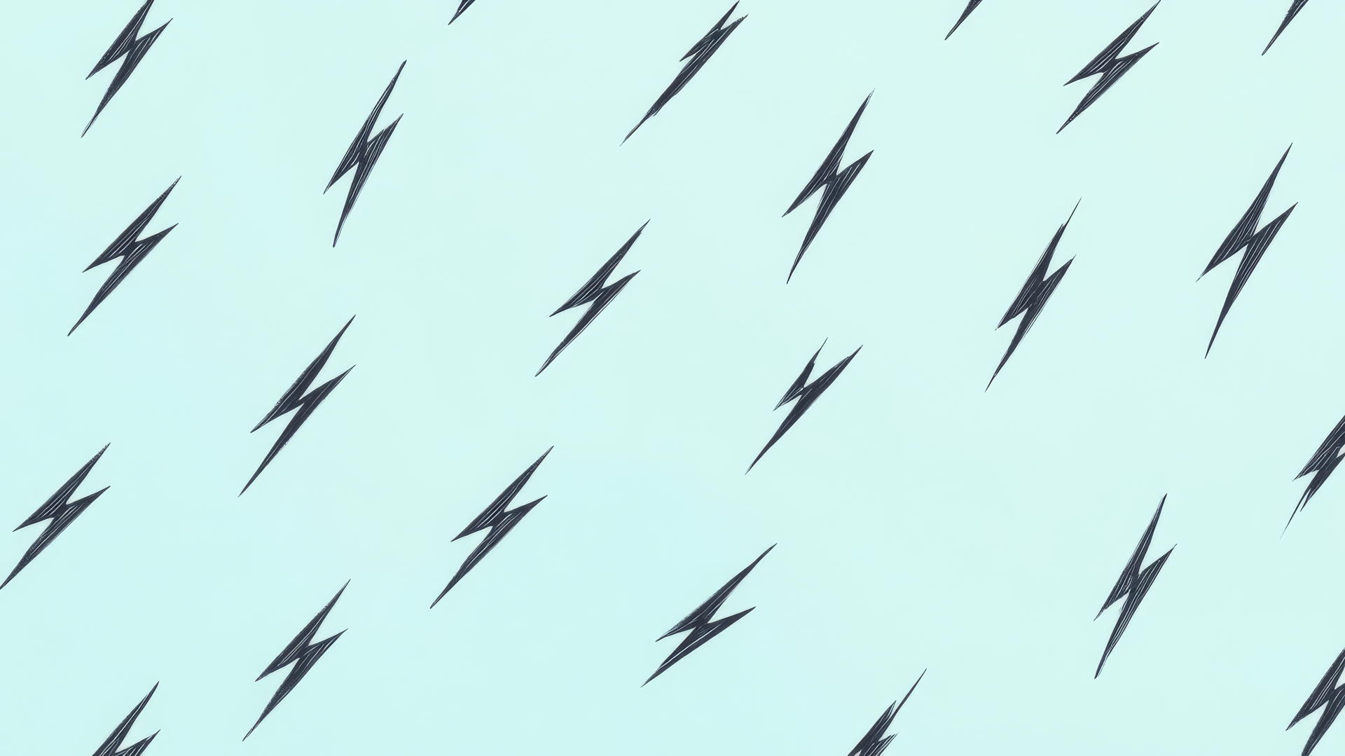 preppy wallpaper with simple lightning bolts in monochrome on light blue background