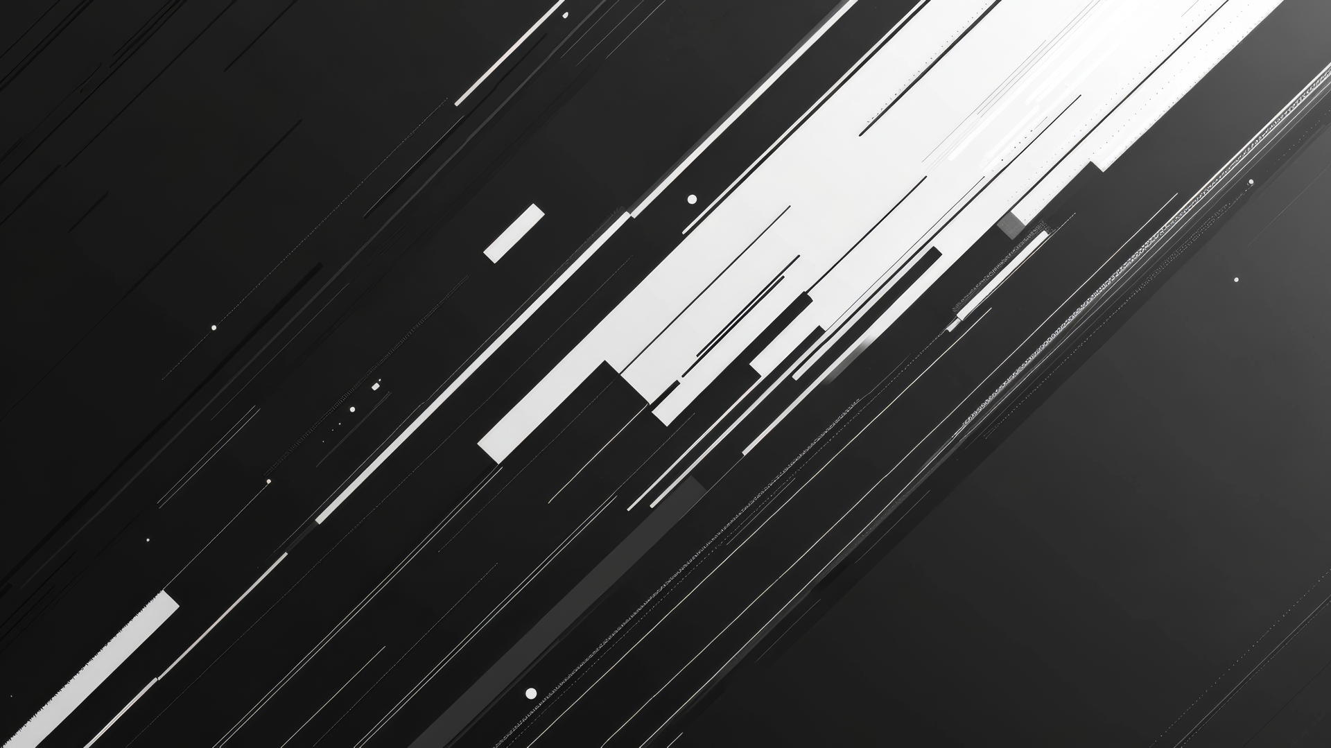 minimalistic black and white pattern, cool wallpapers 4k