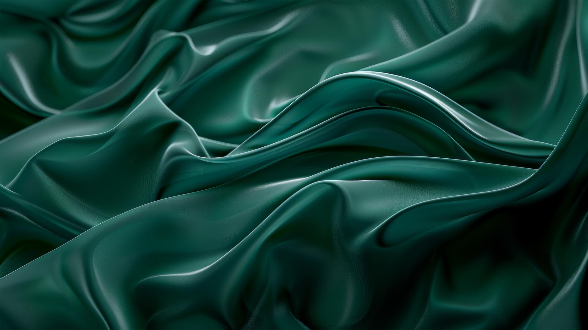Dark jade shapes on iPhone screen