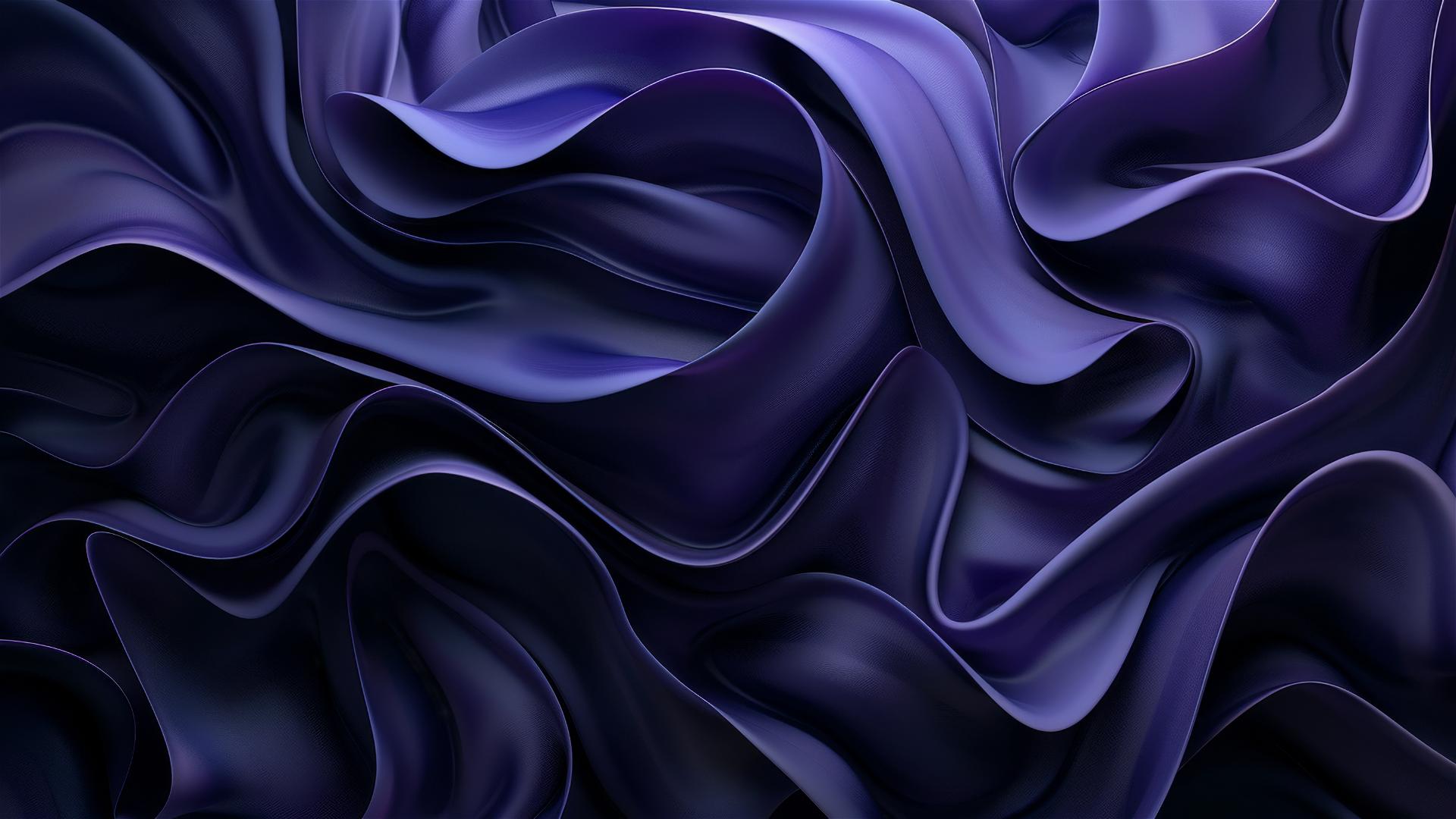 Dark periwinkle shapes on iPhone background
