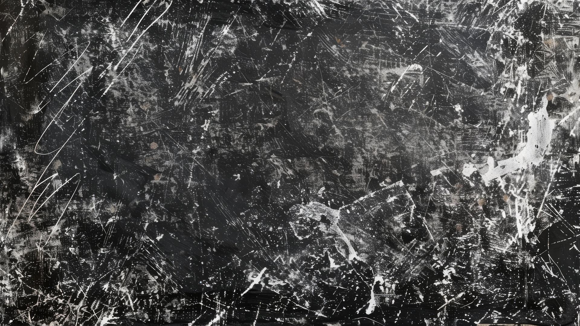 White grunge texture on a black background