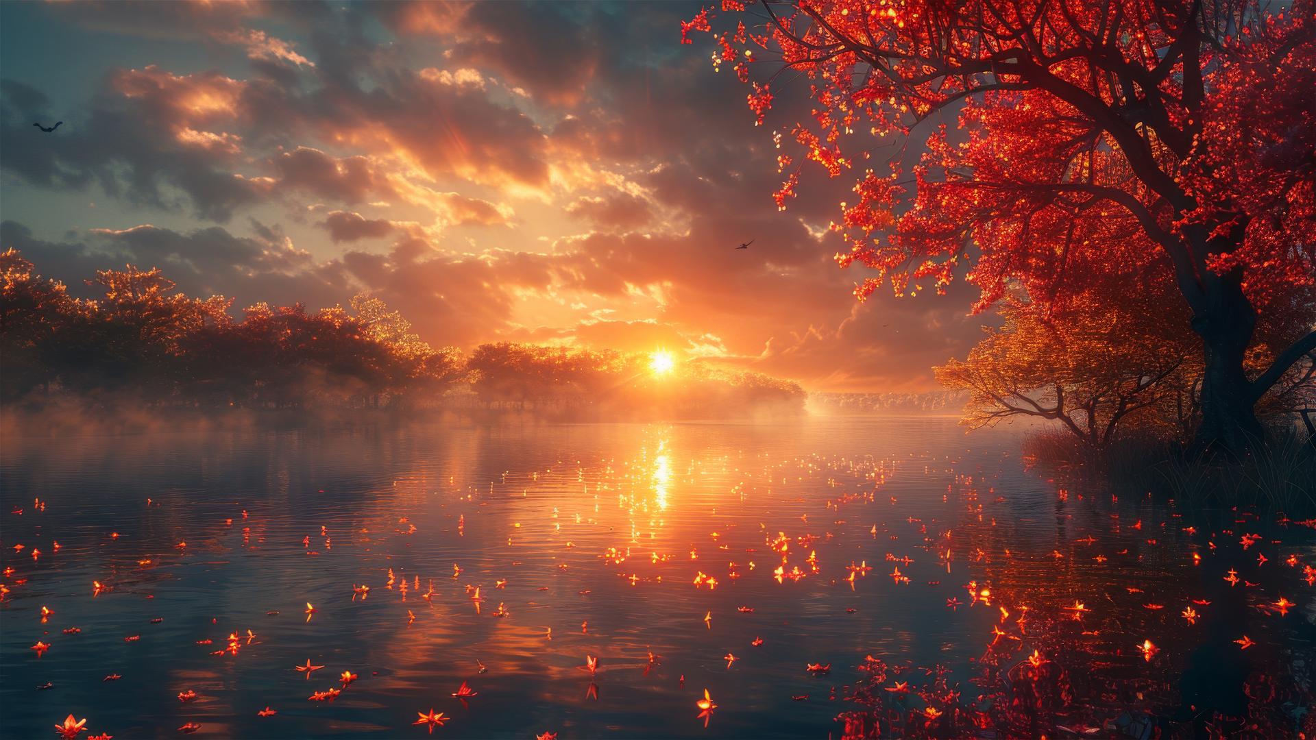 Dreamy bright landscape captured with a Canon camera