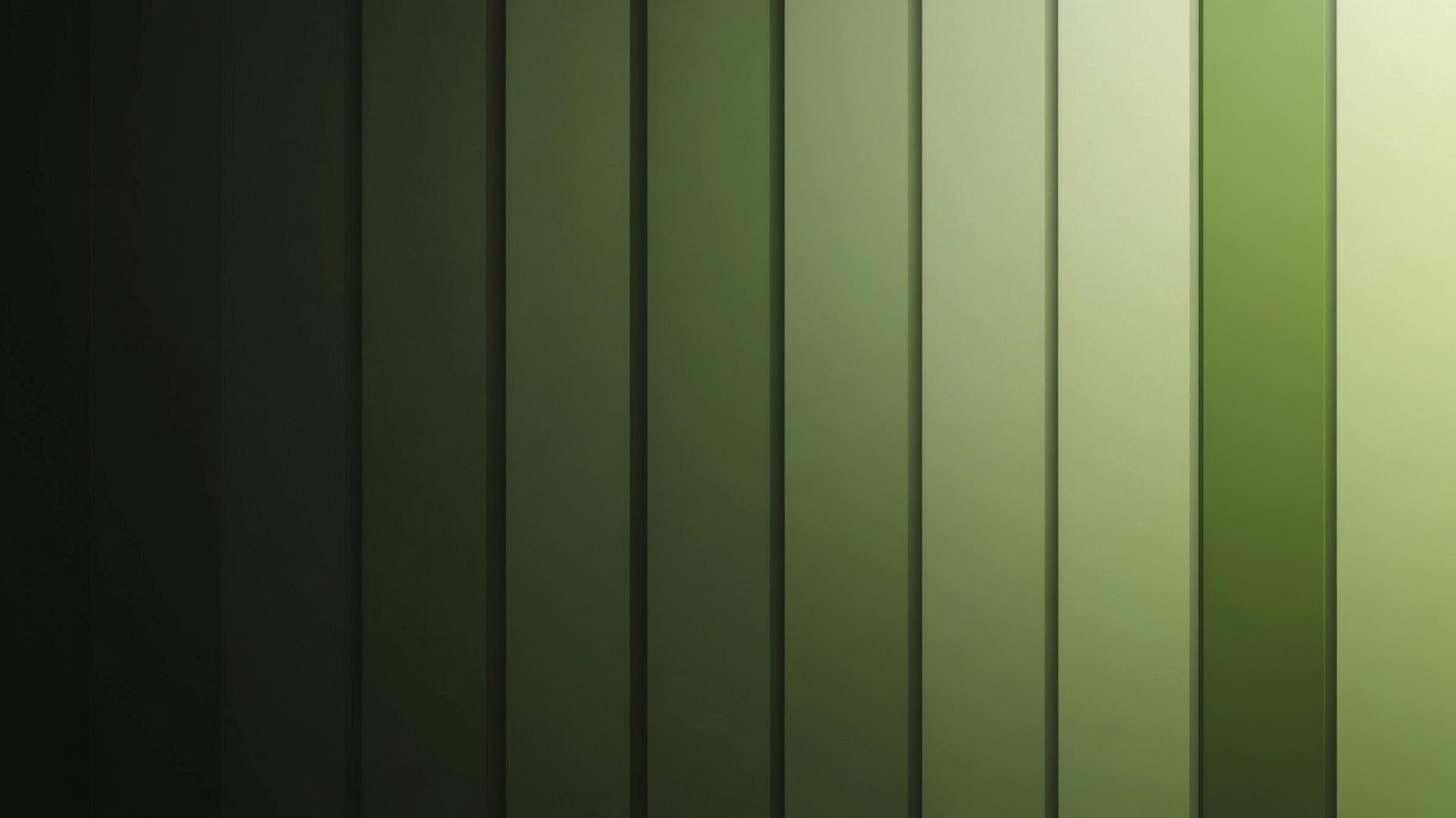 Green wallpaper with a gradient of green shades blending smoothly from dark to light