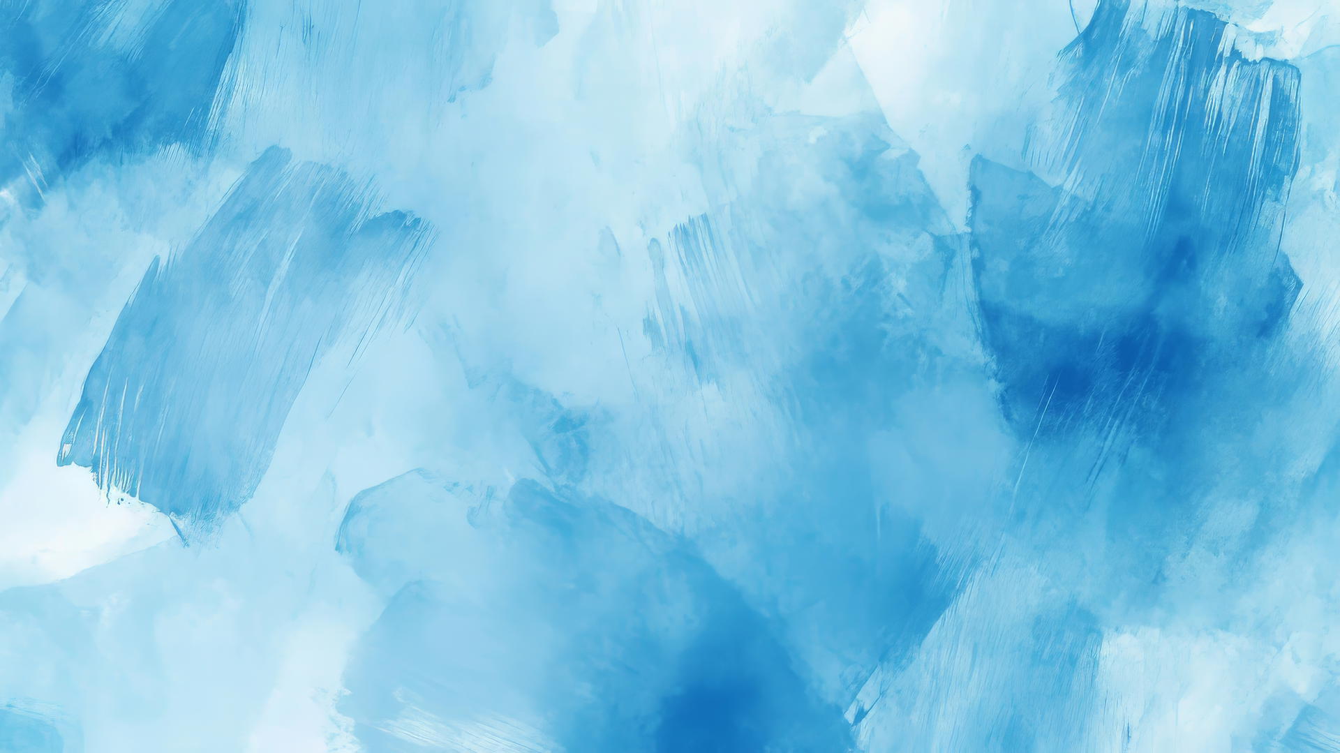 light blue wallpaper with soft watercolor brush strokes