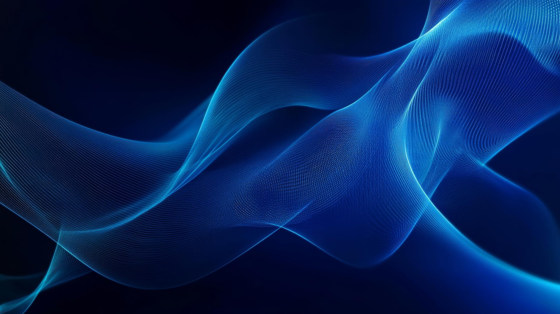 blue background wallpaper with dynamic wave patterns and rhythmic lines