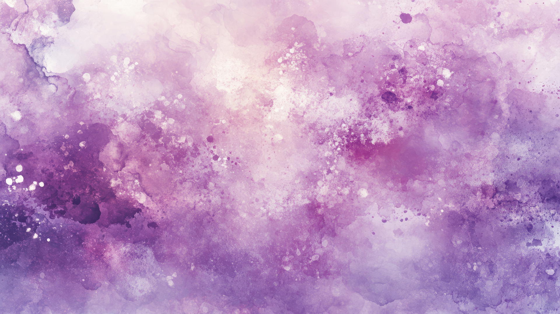 aesthetic purple wallpaper with watercolor splashes of purple and lilac