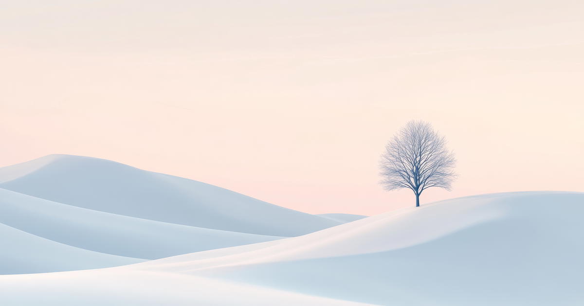 4k HD Wallpaper Minimalist Winter Aesthetic Wallpaper — free download
