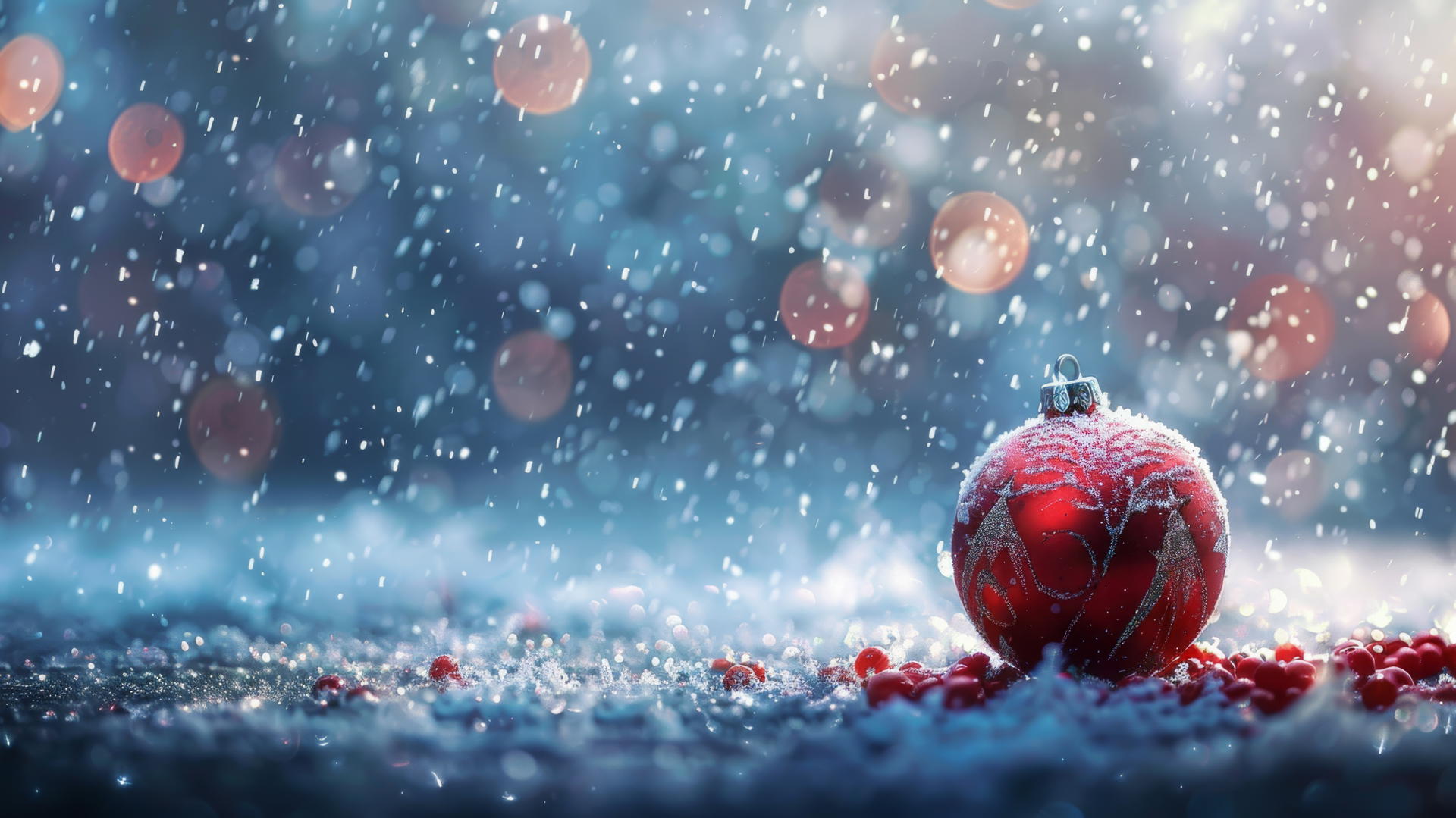 Festive Christmas decorations in high-resolution.