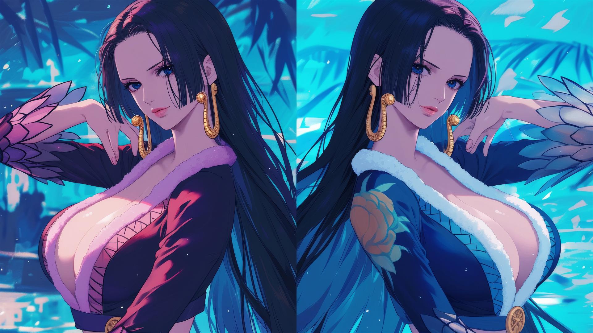 Anime character Boa Hancock from One Piece