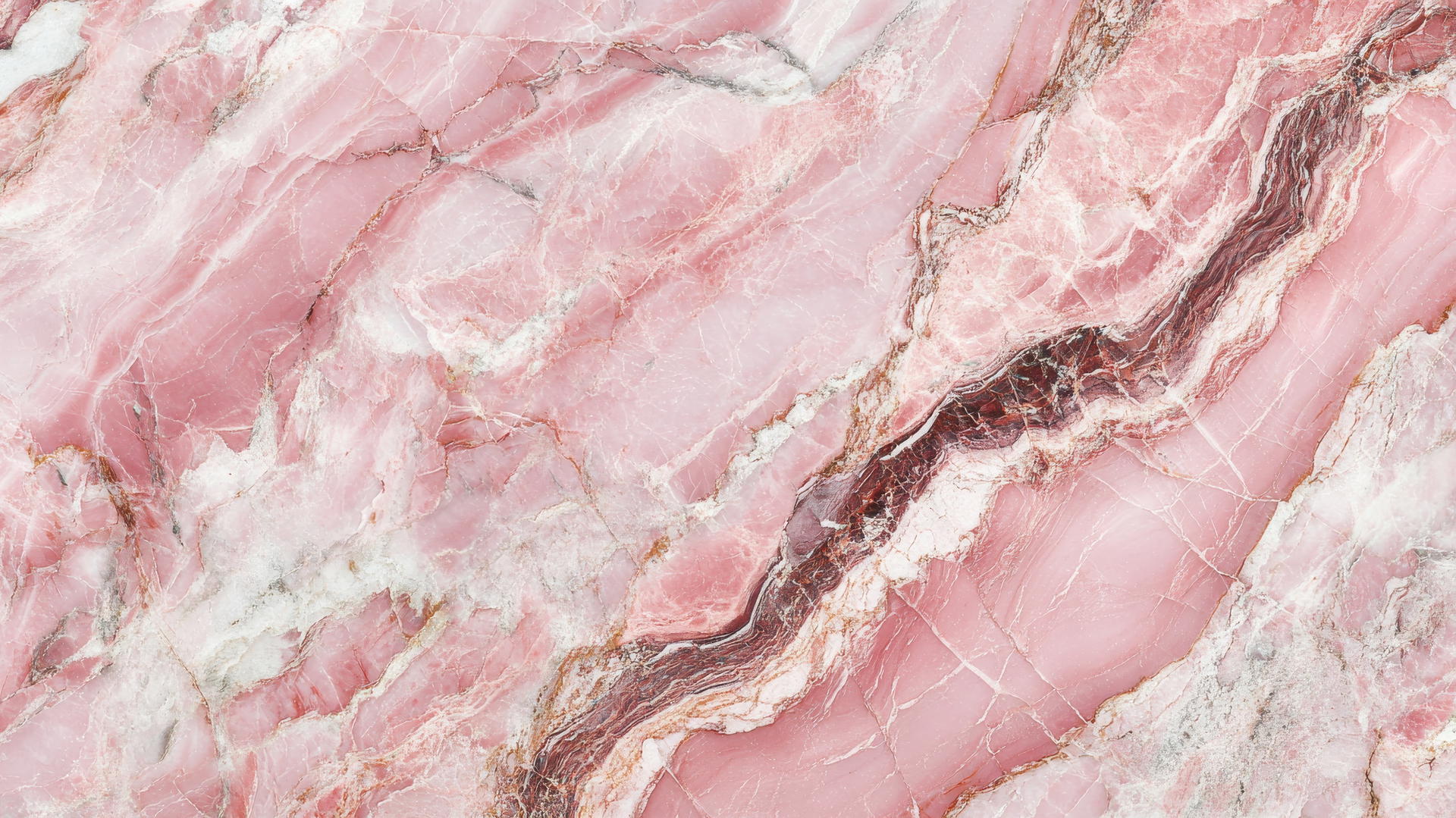 pink aesthetic wallpaper with stylish marble texture and pink veining