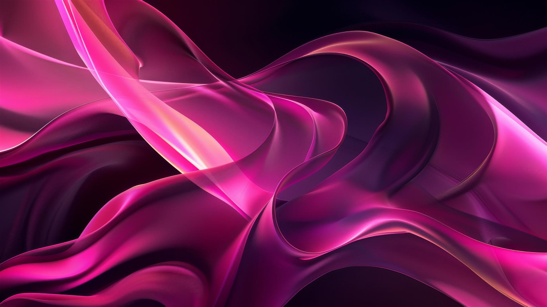 Dark fuchsia abstract shapes on iPhone background