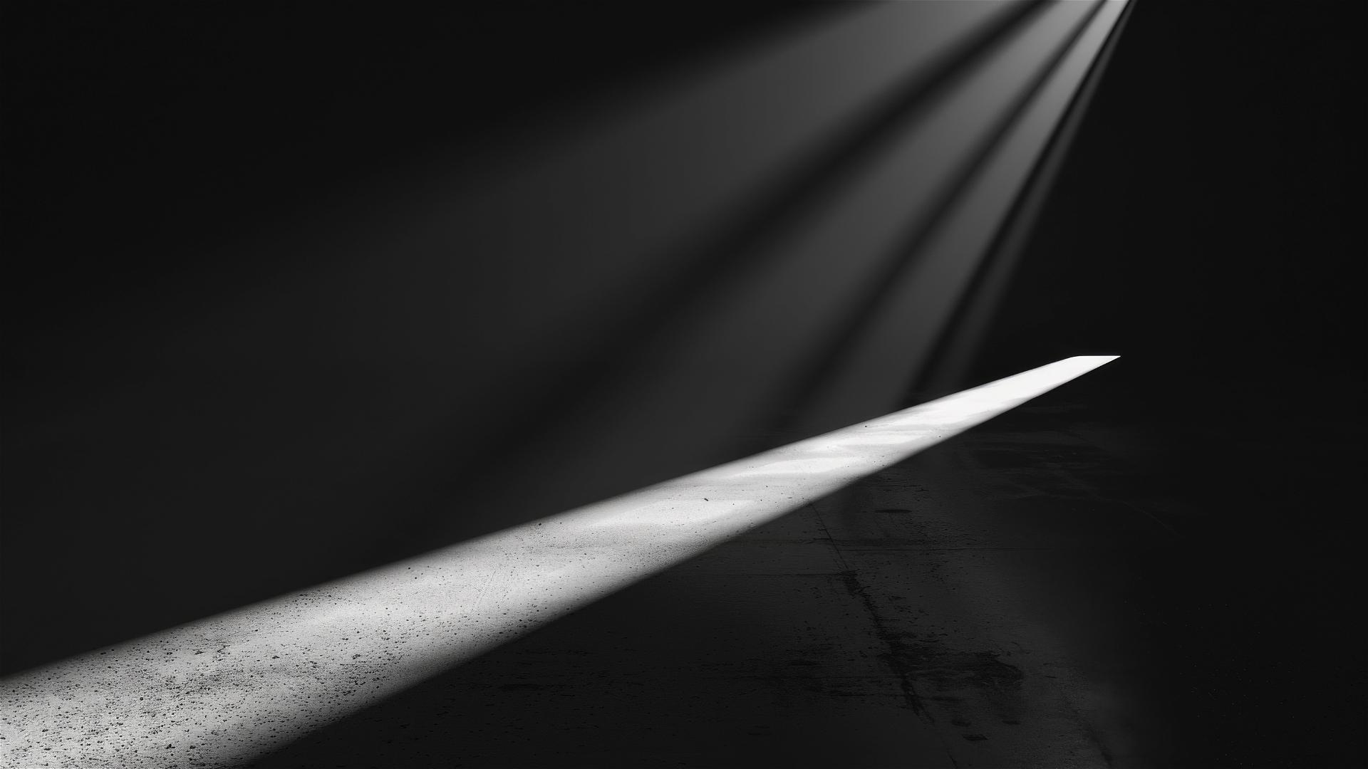 black minimalistic background in low light