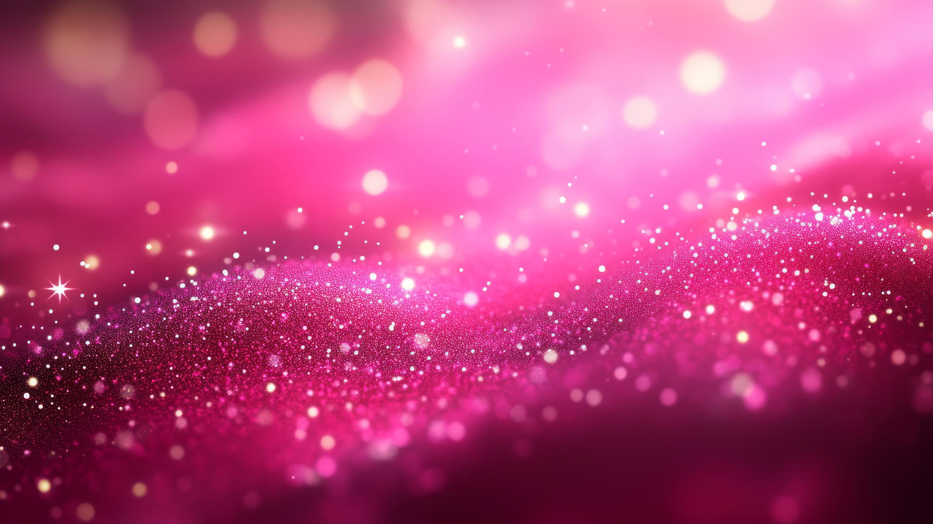 cute hot pink wallpaper with tiny stars and swirling patterns