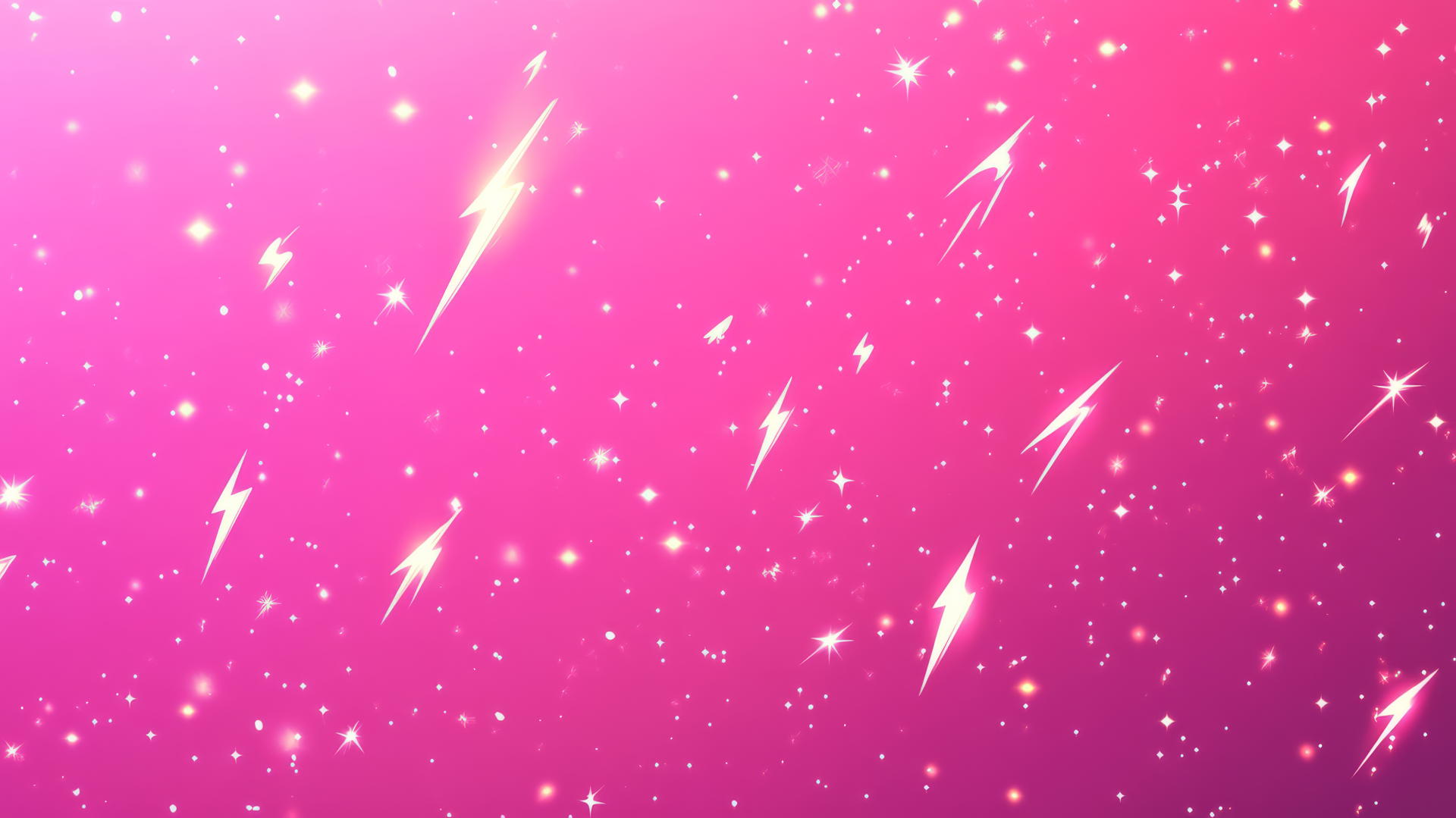 cute hot pink wallpaper with tiny lightning bolts and stars