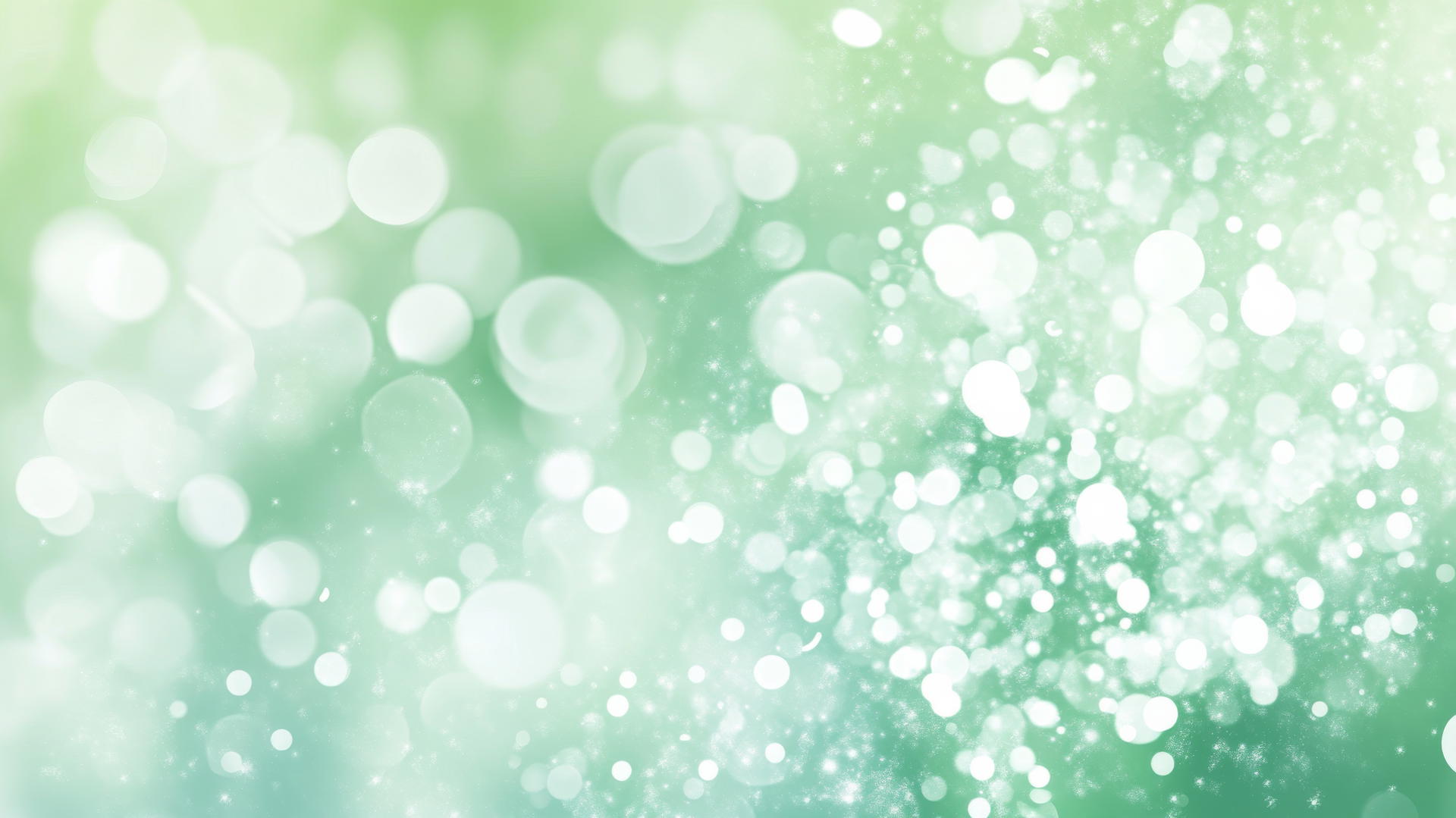 light green wallpaper with a mint to white gradient and subtle bokeh effects
