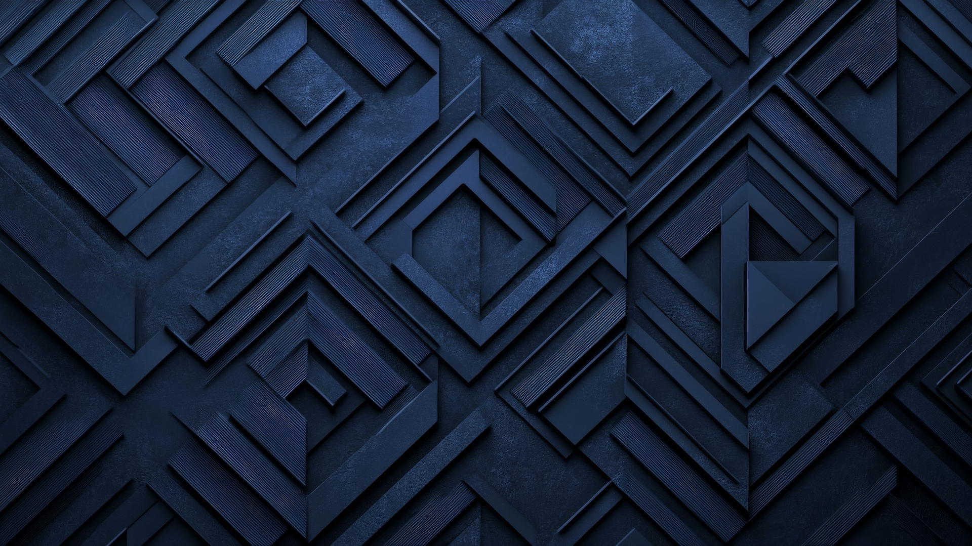 dark blue wallpaper with intricate geometric patterns