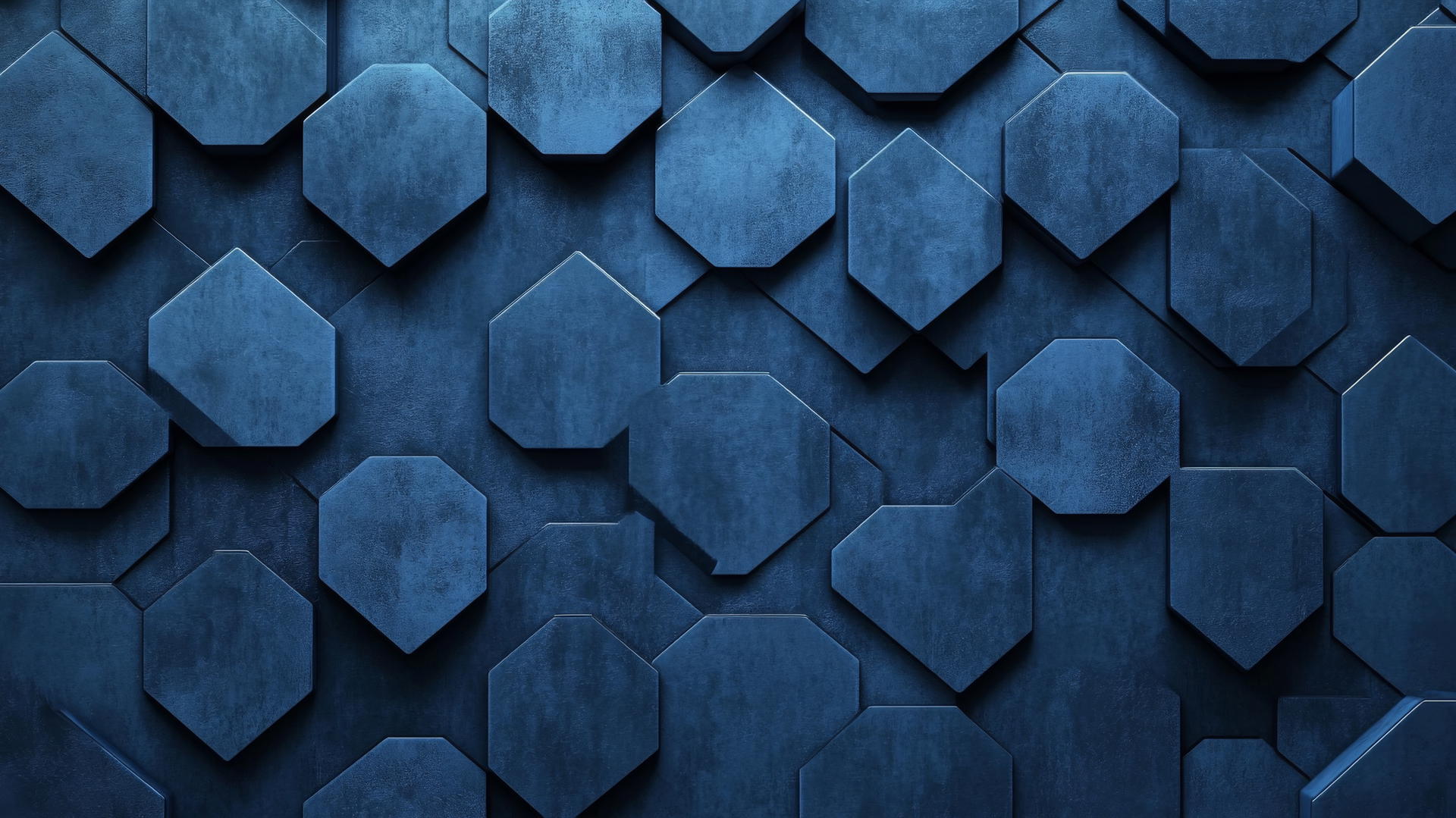 dark blue wallpaper with intricate geometric patterns