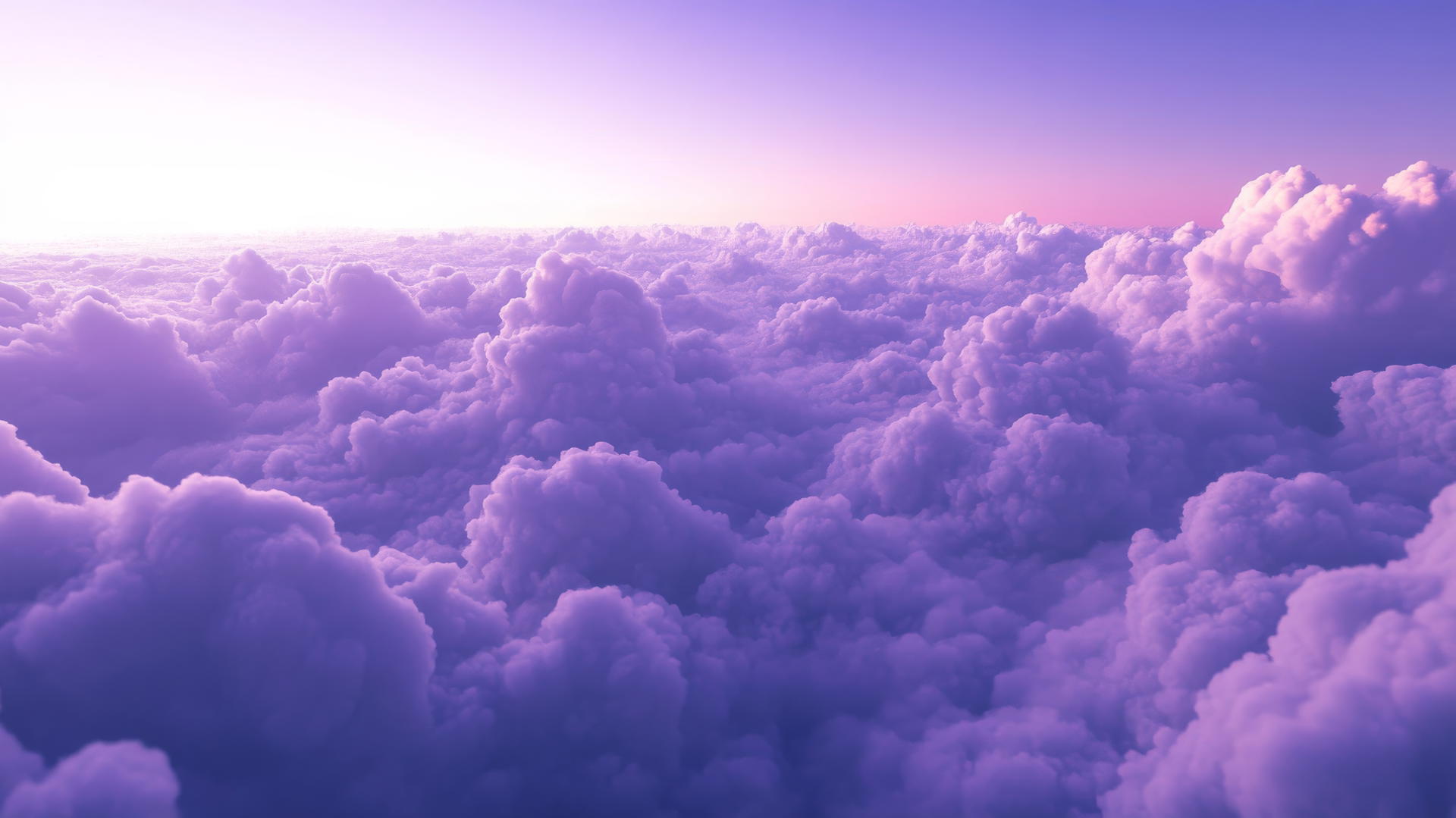 purple aesthetic wallpaper 4k with floating clouds and gentle lighting