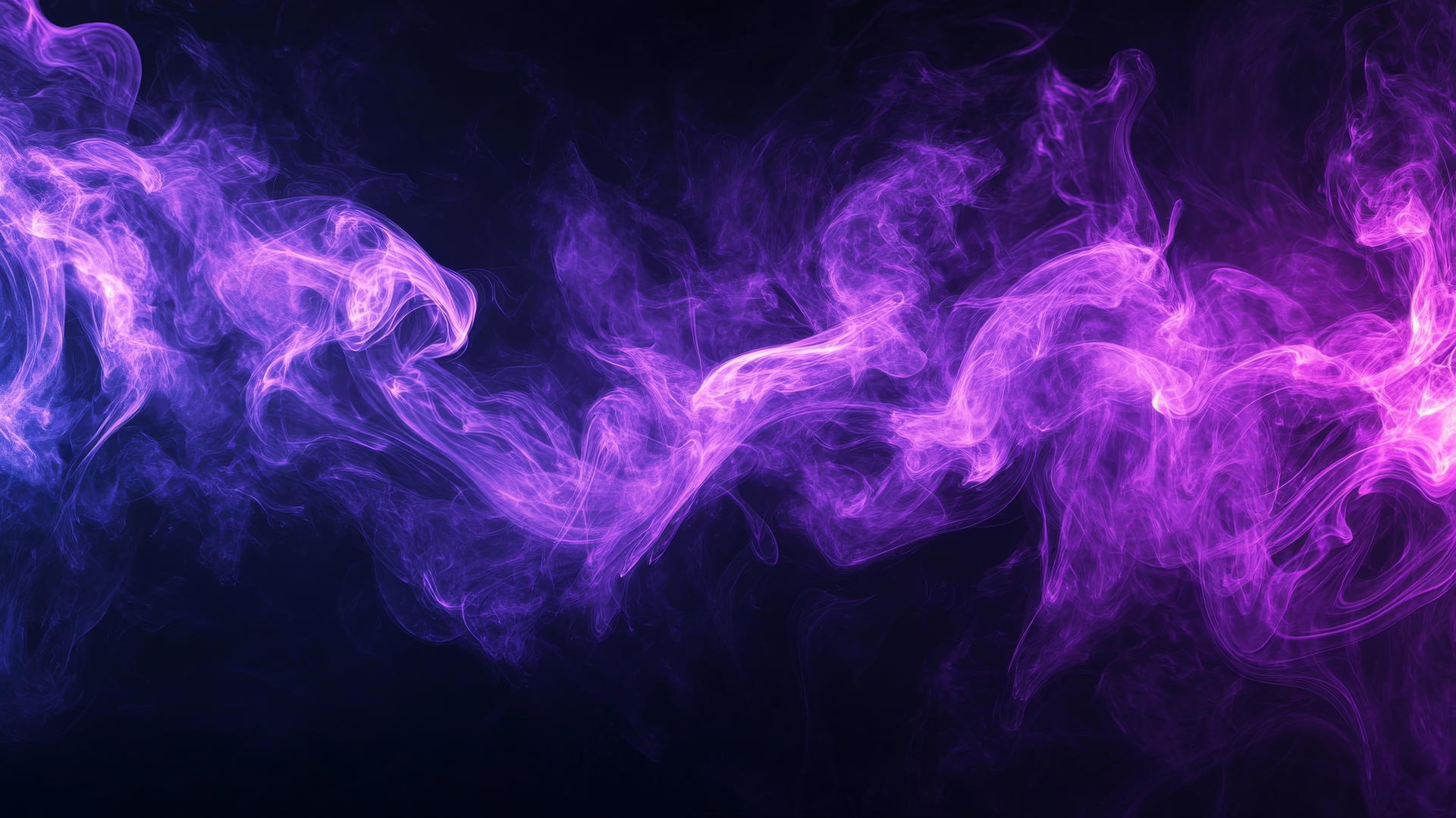 wallpaper purple 4k with swirling purple smoke and glowing neon accents on black background