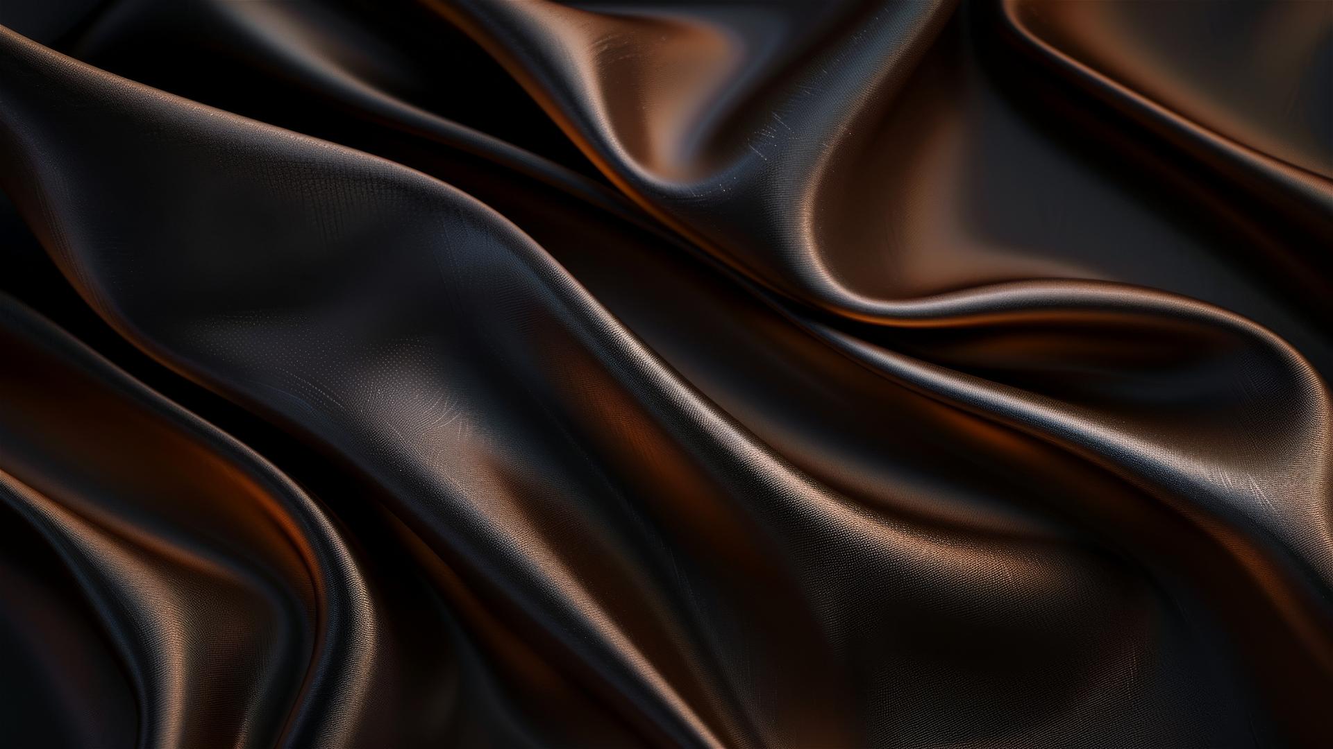 Elegant dark chocolate-colored shapes on iPhone background