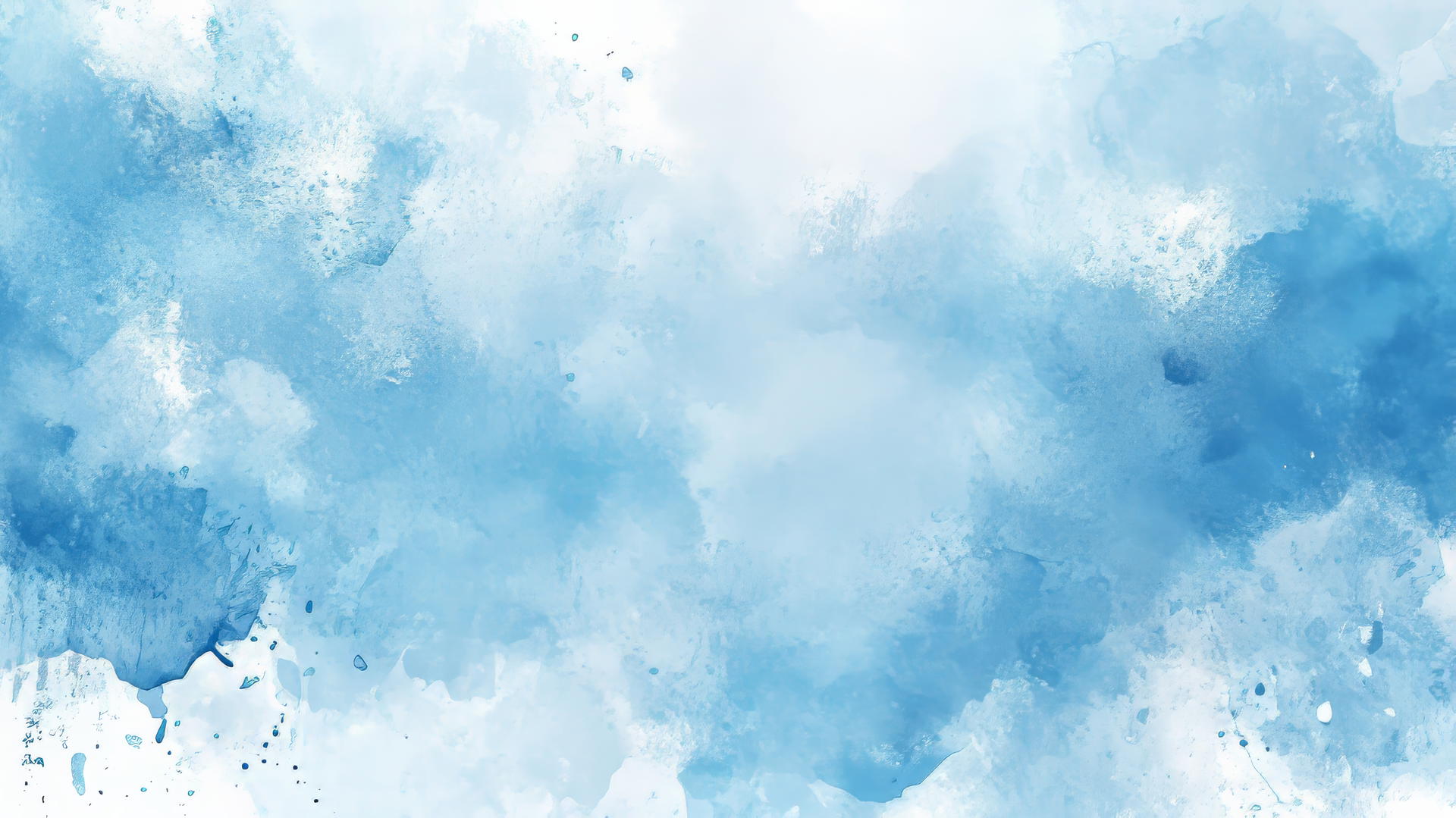 Soft watercolor brush strokes in light blue, creating a serene and artistic background, light blue wallpaper