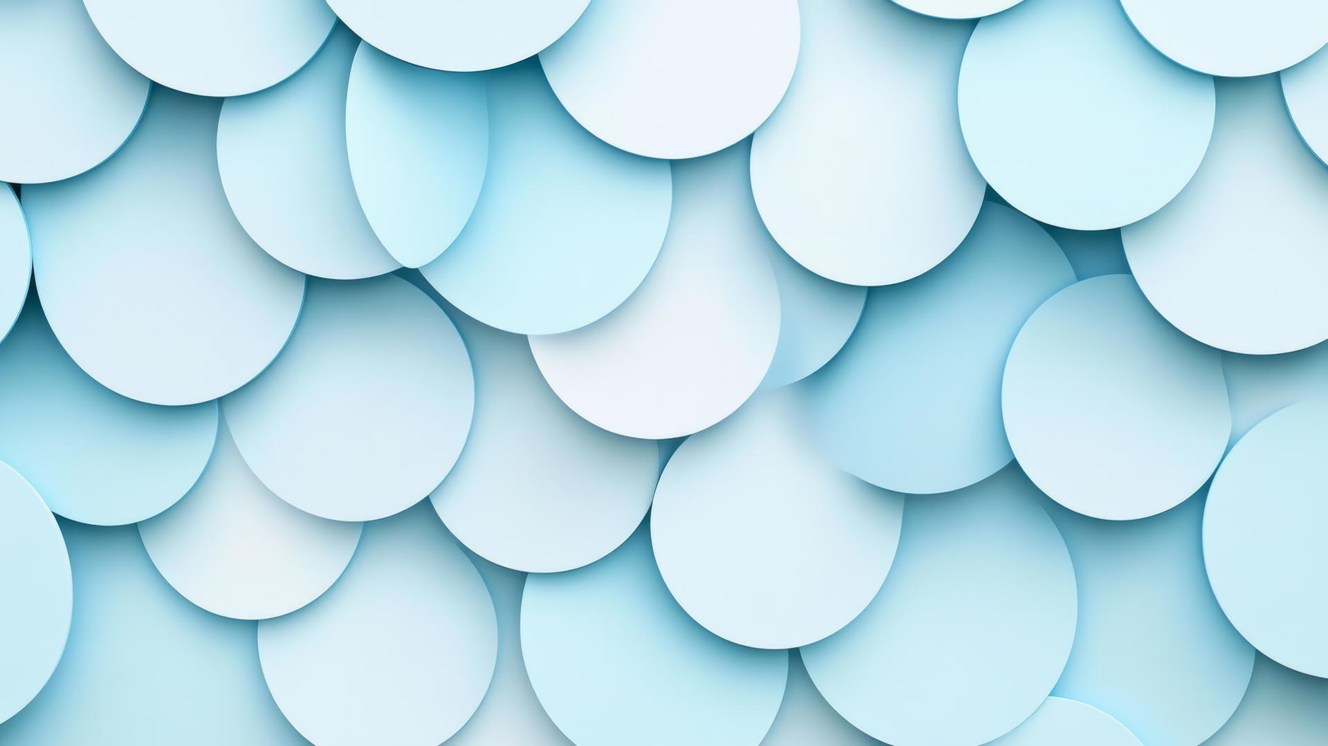 baby blue wallpaper with overlapping circles creating a minimalist design