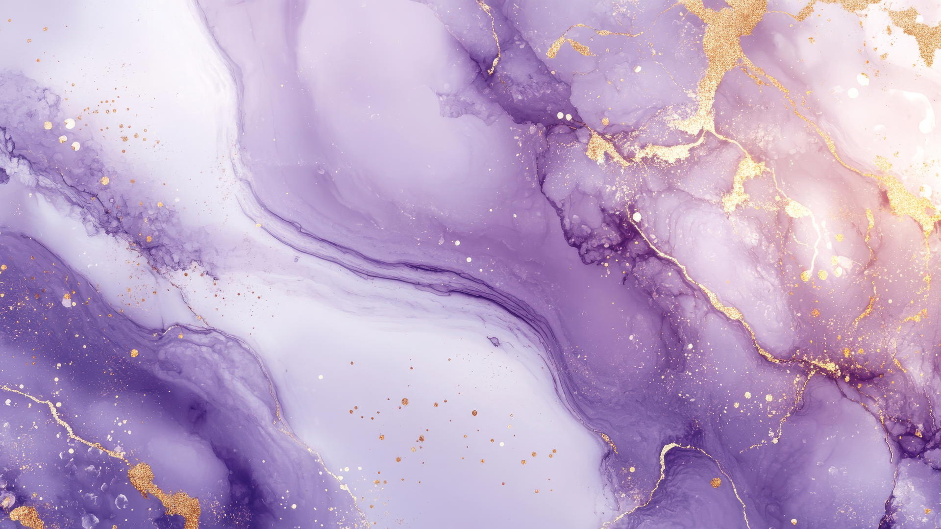 aesthetic purple wallpaper with purple veins, white marble, and gold flecks