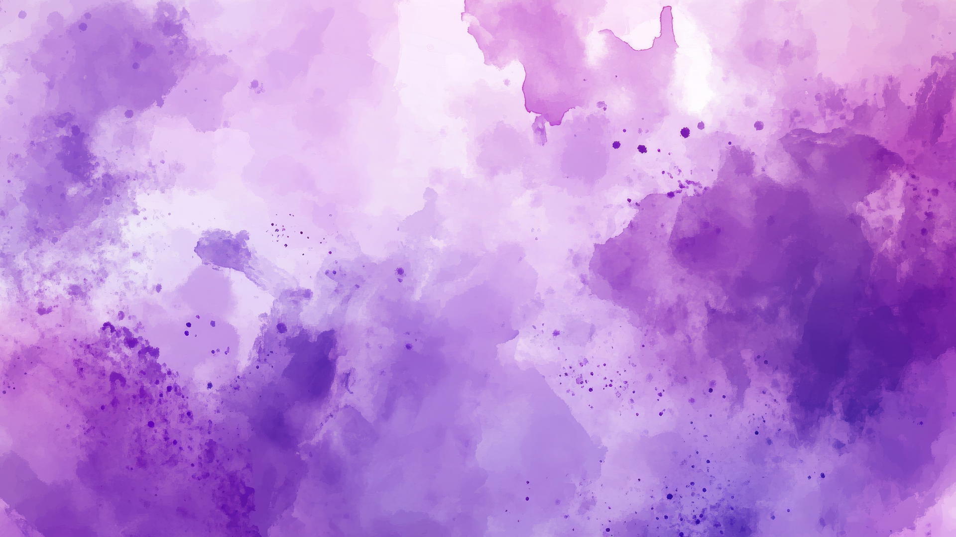 purple wallpaper aesthetic with abstract watercolor splashes of lavender and violet
