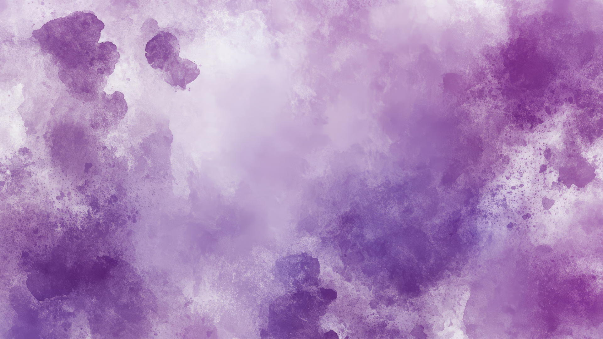 Purple wallpaper aesthetic with watercolor abstract lavender and violet splashes.
