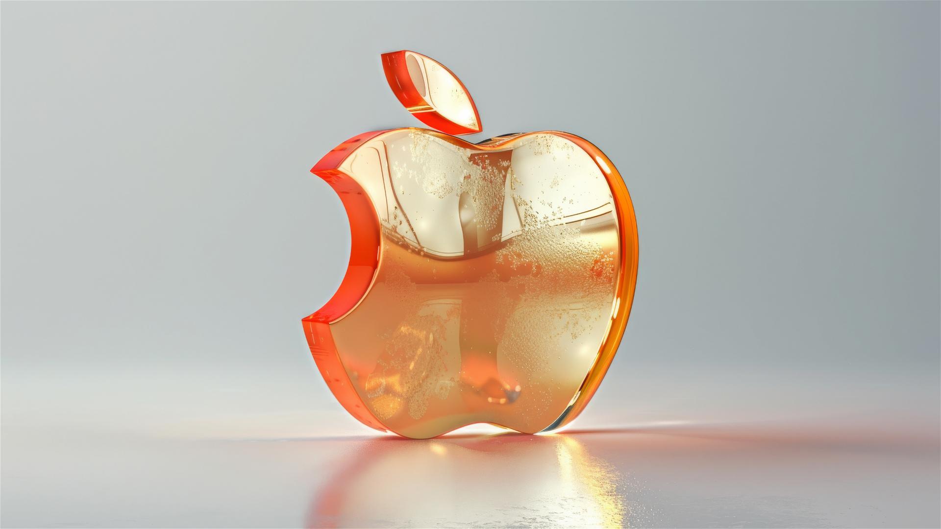 2.5D apple icon in high resolution